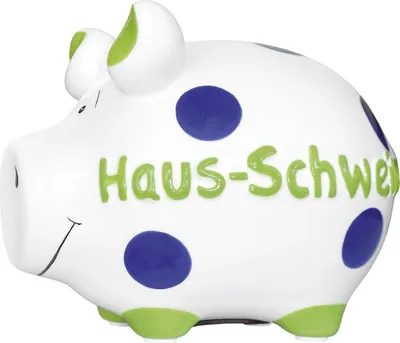 Produktbild von KCG 100481 Spardose Schwein "Haus-Schwein" - Keramik, klein