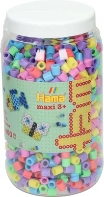 Image de HAMA Maxi perles pastel boîte 1.400pcs