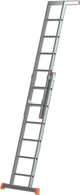 Produktbild von Siedra Plakatleiter 115 mit unlösbarer Bördelung 2x5 Sprossen