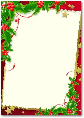 Produktbild von Motiv Briefpapier (Weihnachten-5002, A4, 100 Blatt). Einseitig bedrucktes Briefpapier,  beschreibbar, für alle Drucker/Kopierer geeignet