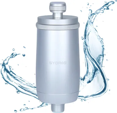Produktbild von Sydros Ferox 5-Stufen-Filter – Entfernt bis zu 99 % der Schadstoffe (Mikroplastik, Chlor, PFAS) & filtert über 500 Schadstoffe – Hochleistungsschutz für Ihre Gesundheit Duschfilter