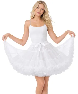 Produktbild von Damen Petticoat Rock Erwachsene Puffy Tutu Rock Layered Ballett Tüll Pettiskirts