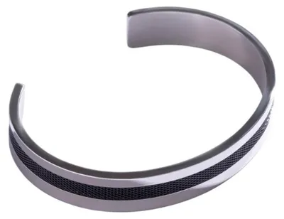 Immagine prodotto di Bracciale in acciaio aperto da uomo MCGB5003SB