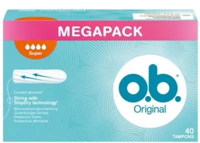 Zdjęcie produktu dla o.b. Original Super, 40 szt.