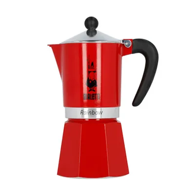 Produktbild von Bialetti Rainbow, 0,27 l, Aluminium, Thermoplast, Rot, 220 mm, 9,5 cm