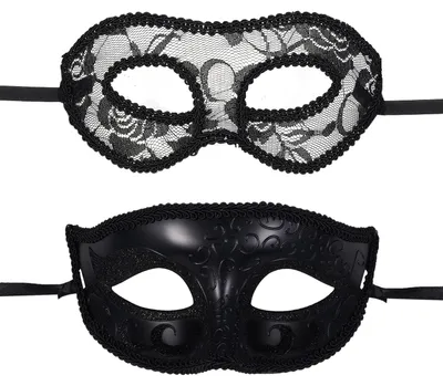 Produktbild von Omgoods – Venezianische Masken für Paare, 2 Stück