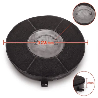 Produktbild von Gorenje Kohlefilter 264308 / AH023