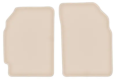 Produktbild von DURBAN Beige Velours-Fußmatten vorne für Chevrolet Spark III M300 Schrägheck (2009-2015)