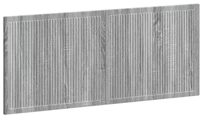 Imagen del producto de Cabecero para pared, 120 x 50 cm, color gris, madera