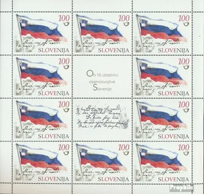 Produktbild von Briefmarken Slowenien 2001 Mi 355Klb Kleinbogen (kompl.Ausg.) postfrisch 10 Jahre Unabahängigkeit
