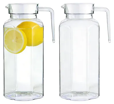 Immagine prodotto di Set di due caraffe trasparenti