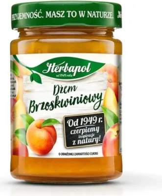 Zdjęcie produktu dla Herbapol dżem brzoskwiniowy 280g