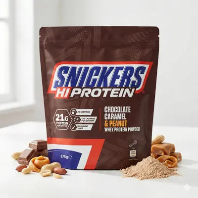 Image de Snickers HiProtein Powder - 875 g, chocolat-caramel-cacahuète