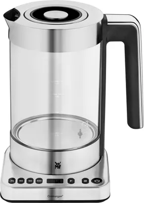 Obrázok produktu pre WMF Lono 0413160011, 1,7 L, 3000 W, Čierna, Nerezová oceľ, Priehľadná, Nastaviteľný termostat, Indikátor úrovne vody, Bezšnúrový
