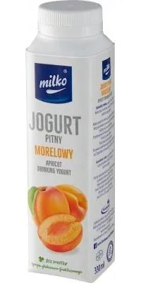 Obrázok produktu pre Milko marhuľový pitný jogurt 330 g