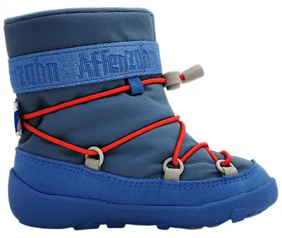Produktbild von Affenzahn Wal Kinderschuhe Jungen Wasserdicht Winterstiefel Blau Freizeit