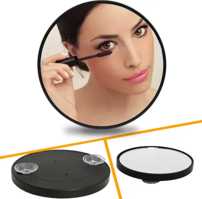 Produktbild von Badezimmerspiegel mit Pinzettenabnehmbare Saugnapfbecher 30-fache Vergrößerungsvergrößerung der Handvergrößerung Make-up Spiegel Badezimmerlieferungen