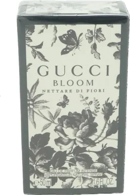 Obrázek produktu pro Gucci Bloom Nettare Di Fiori, Ženy, 50 ml, Nedoplnitelná lahvička, Zázvor, Růže, Zimolez, Jasmín, Tuberóza, Pižmo, Vonokvětka, Pačuli