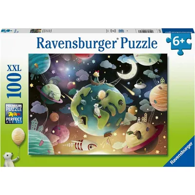 Produktbild von RAVENSBURGER Puzzle Weltraumspielplatz XXL 100 Teile