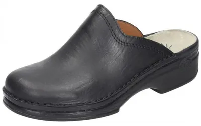 Produktbild von Helix Leder Clog Schwarz Hausschuhe 52011-31, Größe 43