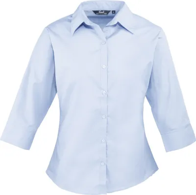 Image de Premier - chemisier pour femme manches 3/4 RW1093 (42) (Bleu clair)