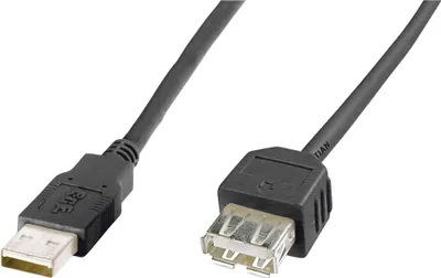 Produktbild von DIGITUS USB 2.0 Verlängerungskabel Typ A 1.8m