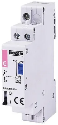 Produktbild von ETI Stromstoßschalter bistabil 1-fach 230 V AC