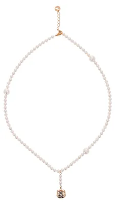 Produktbild von NAHIMA damen halskette - roségold weiss NAHIMA damen halskette - roségold weiss, onesize