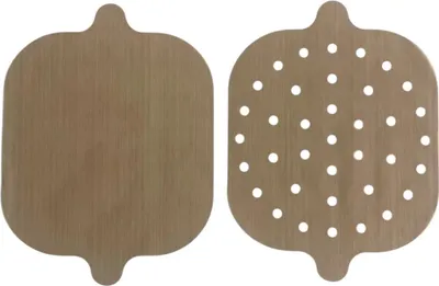 Image de Nostik Plaques à pâtisserie pour Airfryer 2 pièces carrées sans pfas 24x24cm