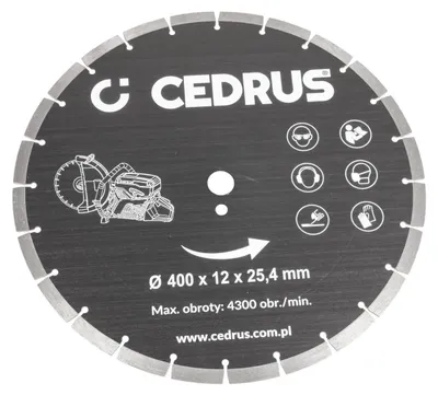Obrázek produktu pro Řezný kotouč Cedrus CEDPC400 720150