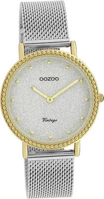 Produktbild von Oozoo Edelstahl Damen Uhr C20053 Quarzuhr Armband silber Vintage Series D2UOC20053