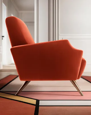 Produktbild von Fernseh Stuhl Polster Couch Stoff Design Relax Club Sessel Lounge Sofa 1 Sitzer