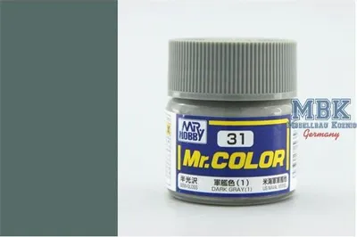 Zdjęcie produktu dla GUNZE GSC031 Ciemnoszary / Ciemnoszary nr 1 (10 ml) Jedwabisty matowy