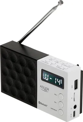 Image de Adler | Digital Radio - PLL AM/FM | AD 1908 | Alarm function | White/Black