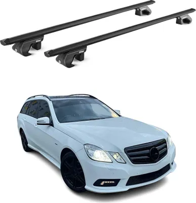 Produktbild von Dachträger für Mercedes Classe E Kombi S212 2009-2016 5 tür 90kg Alu ABE Schwarz