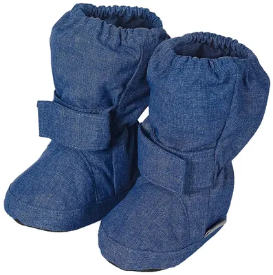 Productafbeelding van Sterntaler uniseks babyschoenen, kruipshoes, blauw (tintblauw), maat 17/18 EU