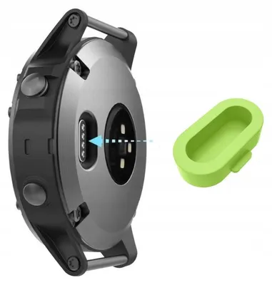 Obrázek produktu pro RZAKcesoria Krytka nabíjecího portu Garmin Venu 3/3s Vivoactive 5 Zelená
