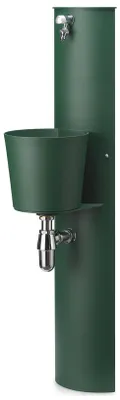 Immagine prodotto di Fontana a Parete da Giardino con Rubinetto e Secchio Belfer 42/PRT Verde