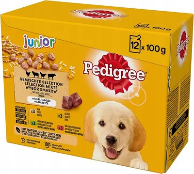 Zdjęcie produktu dla Pedigree Junior Kurczak i Ryż mokra karma dla szczeniąt 100 g