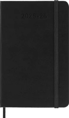 Produktbild von MOLESKINE Taschenkalender 2025/2026 18 Monate P/A6 schwarz