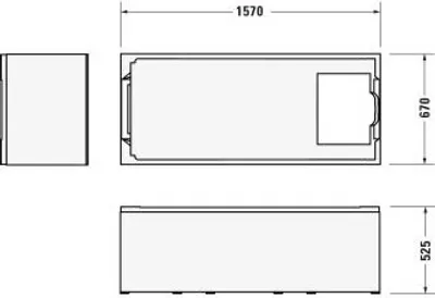 Produktbild von DURAVIT 792440000000000 Wannenträger f.#700488 Duravit 792440000000000 No.1