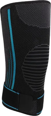 Imagen del producto de Rodillera deportiva, ajustable, transpirable, cómoda, con soporte protector para hombres, color azul, talla L
