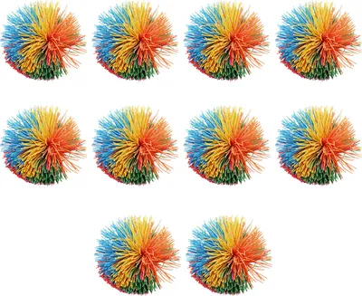 Produktbild von 1/2/10/15 Stück Silikon-Affen-Stringy-Ball, Angstlinderung, bunter Sensorik-Ball, tragbarer Regenbogen-Zappelball, Hüpfball, Stressball, Party-Geschenke