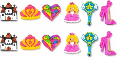 Productafbeelding van 12 reflecterende clips voor kinderfietsspaken, fietsaccessoires met 12 prinsessenmotieven, kleurrijke spaakdecoratie voor meisjes