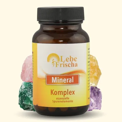 Produktbild von LebeFrischa essenzielle Mineralien Komplex 60 Kapseln hochdosiert