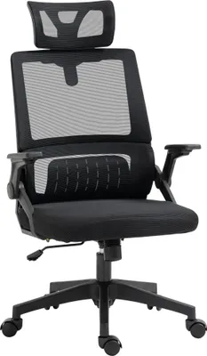 Produktbild von Vinsetto Bürostuhl Ergonomisch Schreibtischstuhl mit Verstellbar Kopfstütze