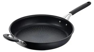 Bratpfanne 30 cm, Titan-Antihaftbeschichtung, kratzfest, Induktion
