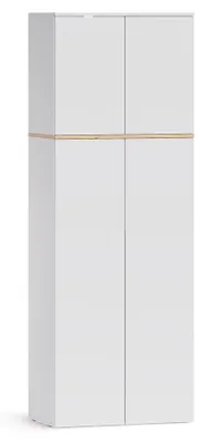 Obrázek produktu pro víceúčelová skříňka Vicco Viktor Bílá/Řemeslný dub 68 x 188.6 cm s 8 uzavřenými přihrádkami, Model 62176