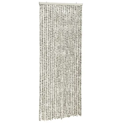 Produktbild von Fliegenvorhang Hellgrau und Dunkelgrau 100x230 cm Chenille