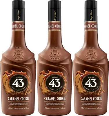 Produktbild von Licor 43 Caramel Cookie 16% vol (3x0,75l)